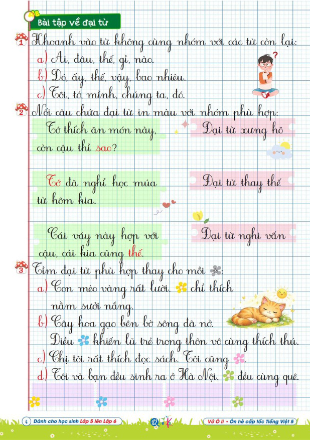 Vở Ô Li - Ôn Hè Cấp Tốc - Tiếng Việt 5 - Dành Cho Lớp 5 Lên Lớp 6 - Ảnh 5