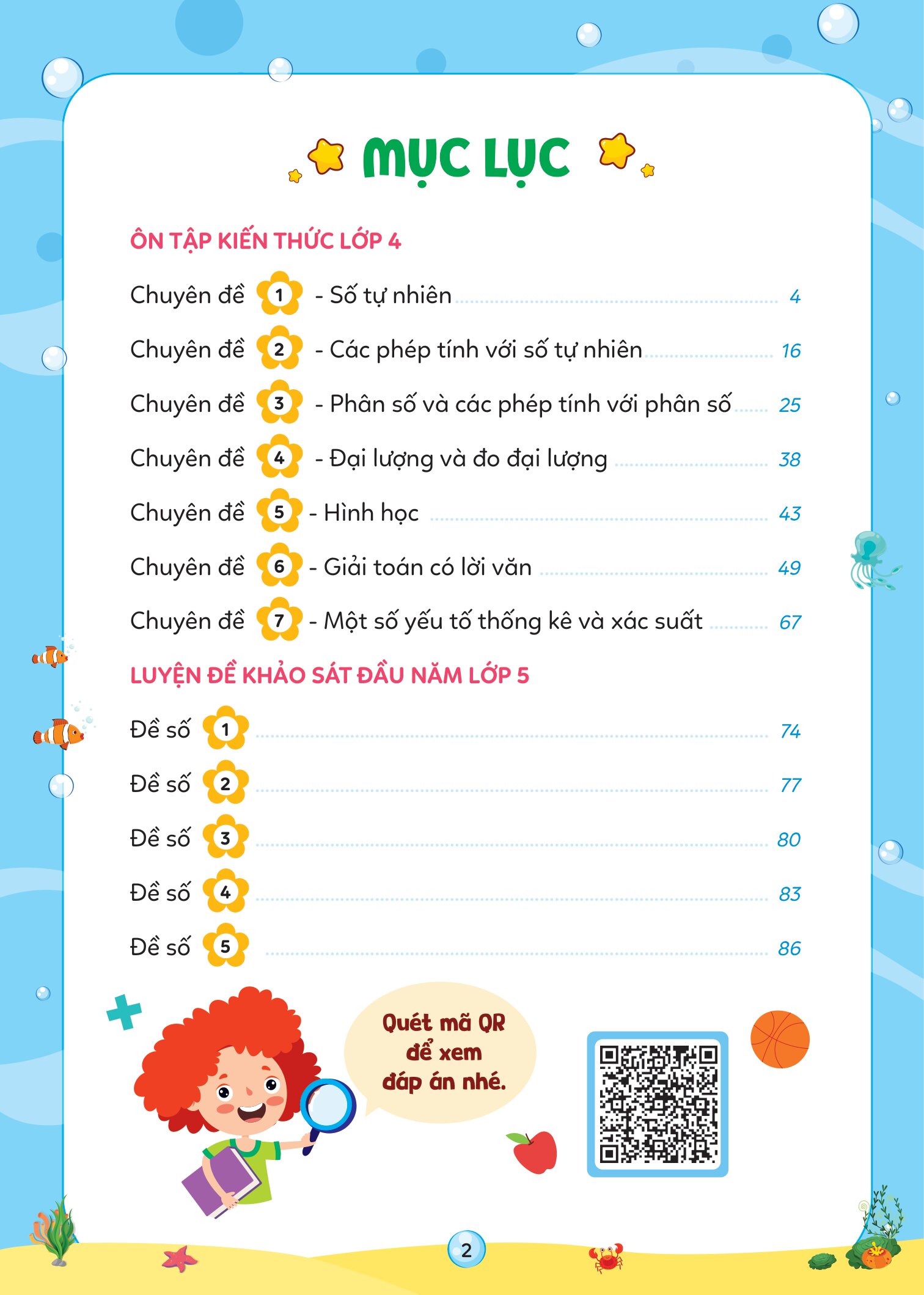 Vở Ôn Hè Toán 4 - Dành Cho Học Sinh Lớp 4 Lên Lớp 5 - Ảnh 3